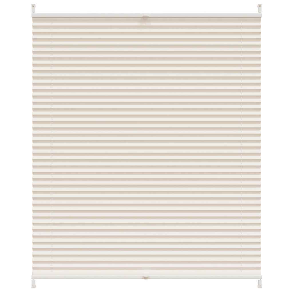 Vidaxl plisséjaloezie 110x125cm crème
