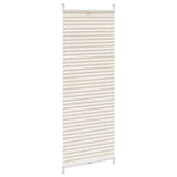 Vidaxl plisséjaloezie 40x125cm crème