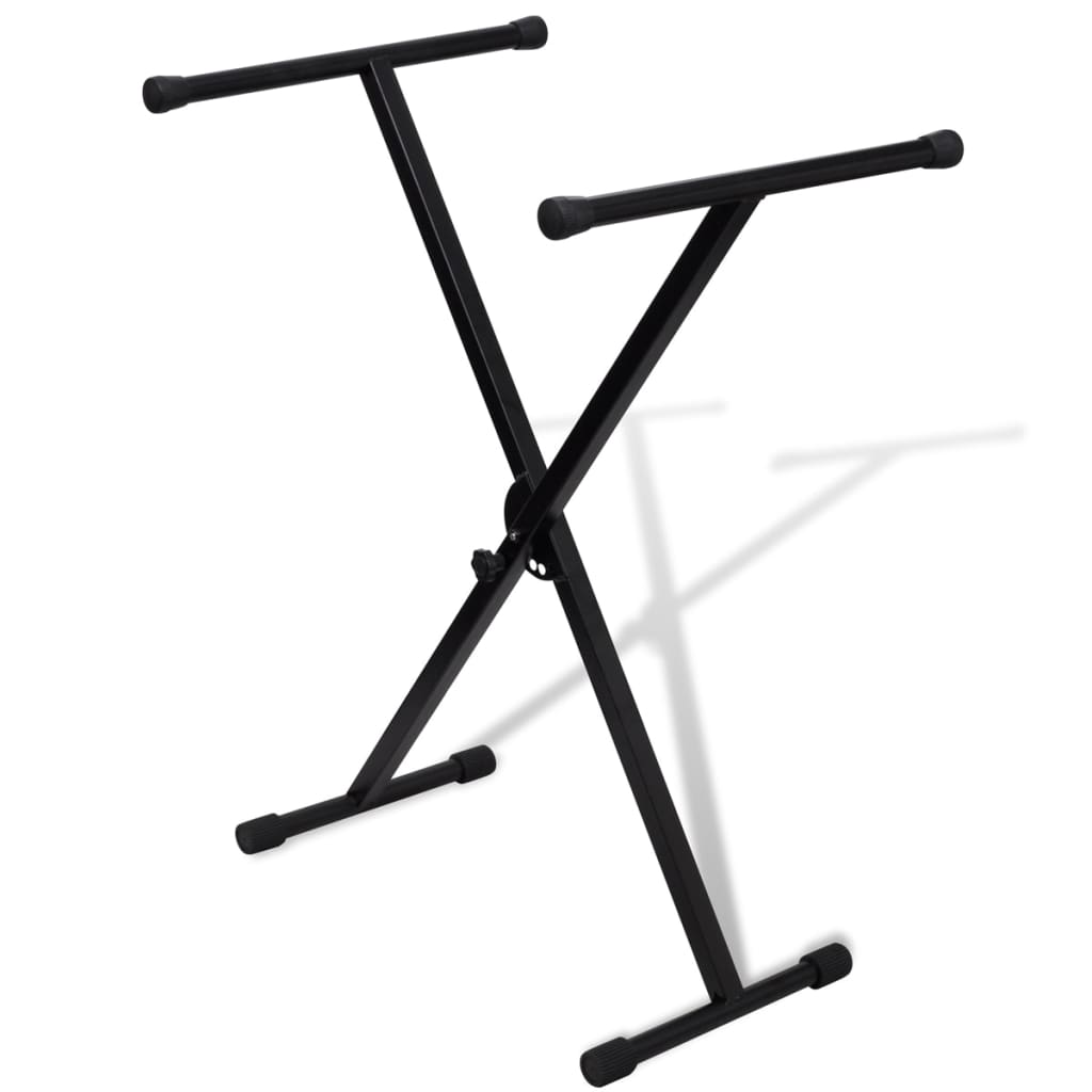 Vidaxl toetsenbordstandaard verstelbaar enkelvoudig x-frame
