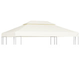 Vidaxl vervangend tentdoek prieel 310 g m² 3x4 m crèmewit