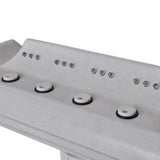 Vidaxl zwembad waterval fontein met led