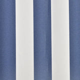 Vidaxl luifeldoek 3x2,5 m canvas blauw en wit