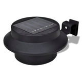 Vidaxl solar buitenlampset 6 stuks zwart