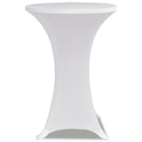 Vidaxl statafelhoes stretch ø80cm wit (2 stuks)