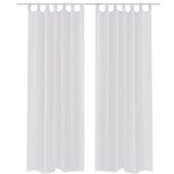 Vidaxl gordijn wit 140x175 cm (2 stuks)