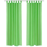 Vidaxl gordijn appelgroen 140x175 cm (2 stuks)