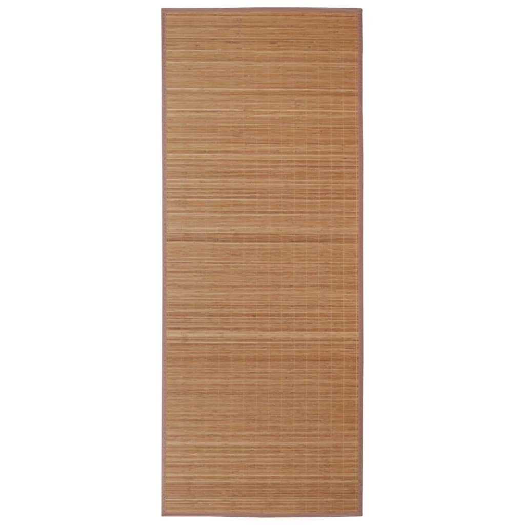 Vidaxl tapijt rechthoekig 120x180 cm bamboe bruin