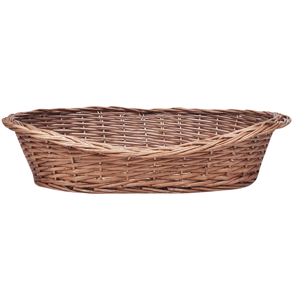 Vidaxl hondenmand huisdierenbed 50 cm natuurlijk wilgen