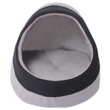 Vidaxl kattenmand m grijs en zwart