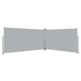 Vidaxl windscherm uittrekbaar 160x600 cm grijs
