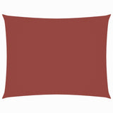 Vidaxl zonnescherm rechthoekig 2x4 m oxford stof terracottakleur