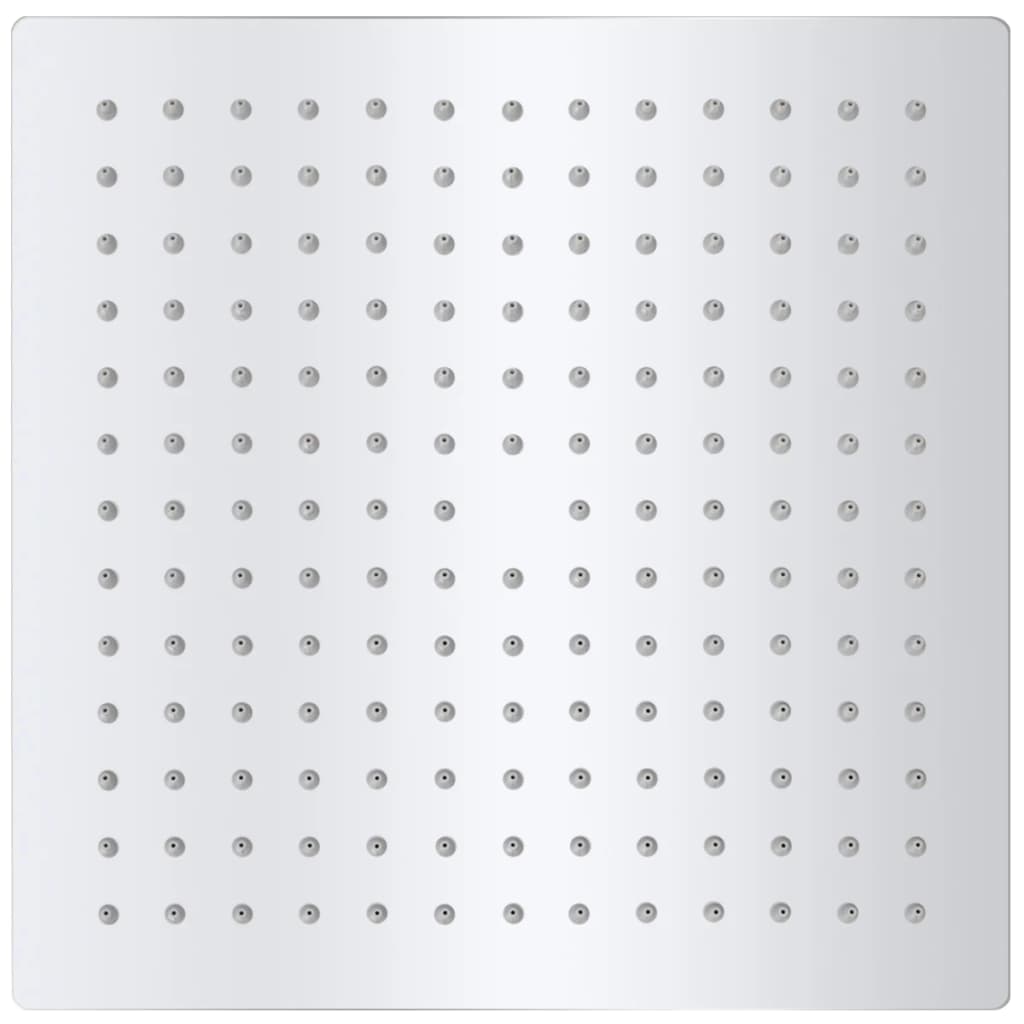 Vidaxl regendouchekop vierkant 25x25 cm roestvrij staal