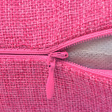 Vidaxl kussenhoezen 4 stuks linnen look roze 40x40 cm