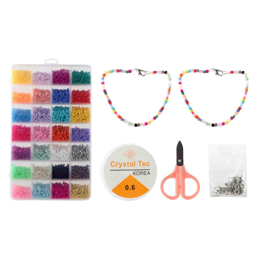 Luxe Glaskralen Set, 350gr.