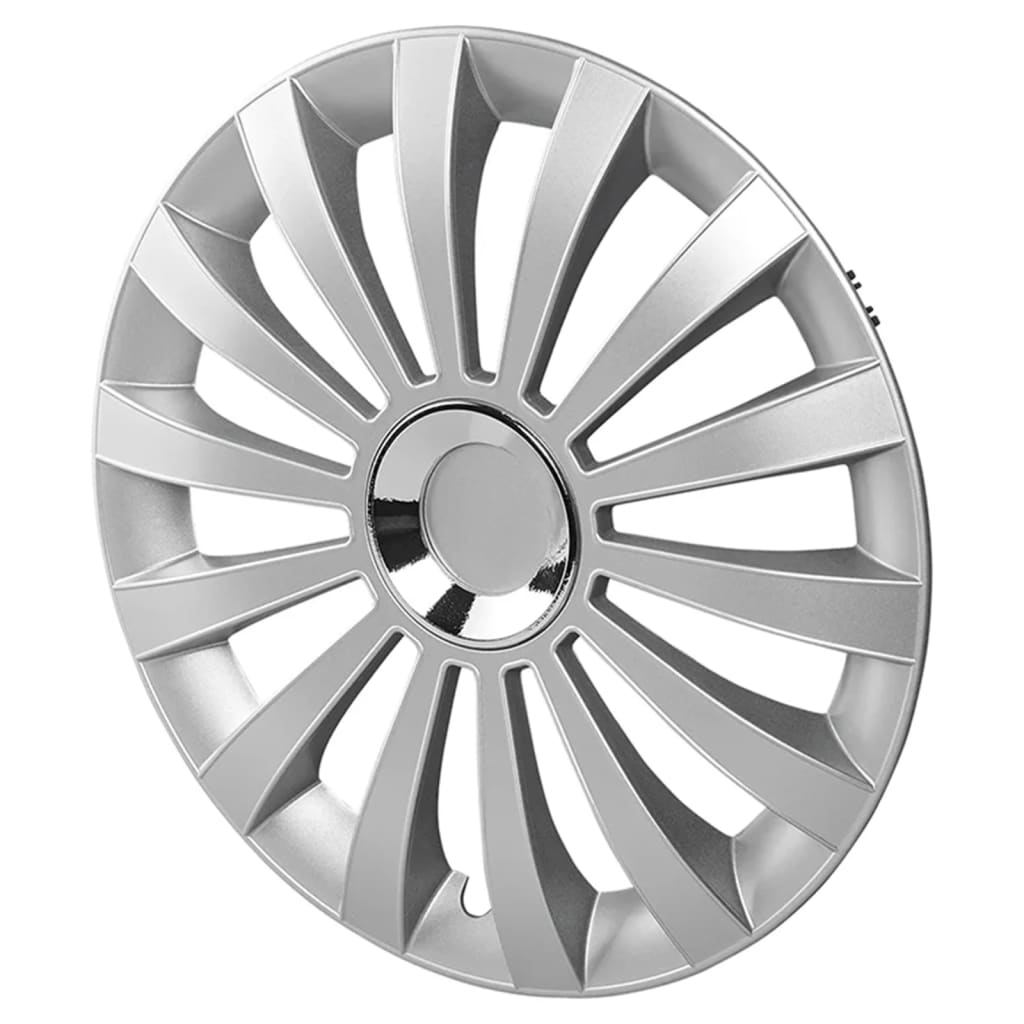Proplus wieldoppen 4 st meridian 16'' zilverkleurig