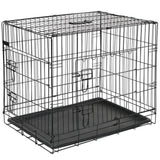 @pet hondenbench 50,8x30,5x35,5 cm metaal zwart 15006