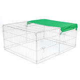 @pet huisdierenren voor buiten castle 144x112x60 cm metaal