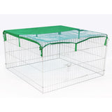 @pet huisdierenren voor buiten complete 116x116x65 cm metaal
