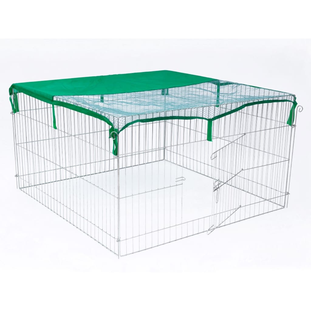 @pet huisdierenren voor buiten complete 116x116x65 cm metaal