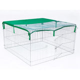 @pet huisdierenren voor buiten complete 116x116x65 cm metaal