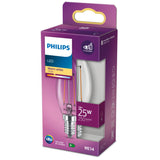 Philips led classic kaarslamp 25w b35 e14 warm wit
