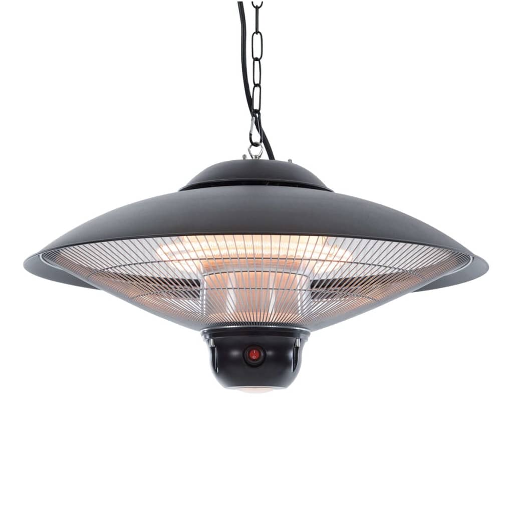 Sunred hangende verwarmer sirius 2100 w halogeen zwart ce09b