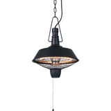 Sunred hangende verwarmer indus 2100 w halogeen zwart rsh16