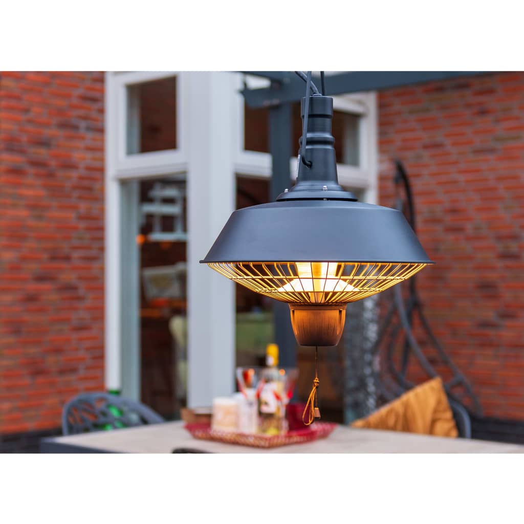 Sunred hangende verwarmer indus 2100 w halogeen zwart rsh16