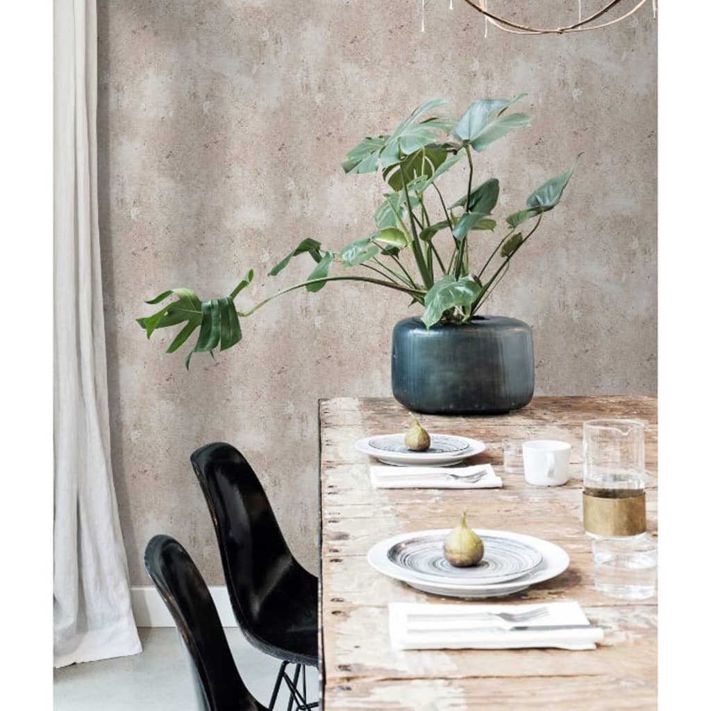 Noordwand behang betonbeige