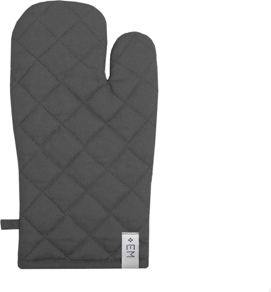 Excellent houseware em keuken ovenwant donkergrijs 16x32 cm 1 stuk