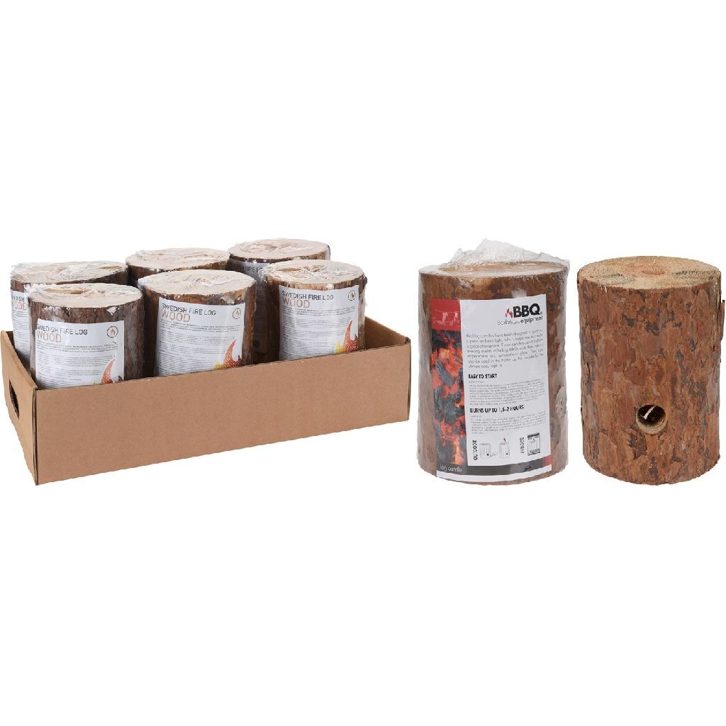 Bbq zweedse fakkel 15x20 cm