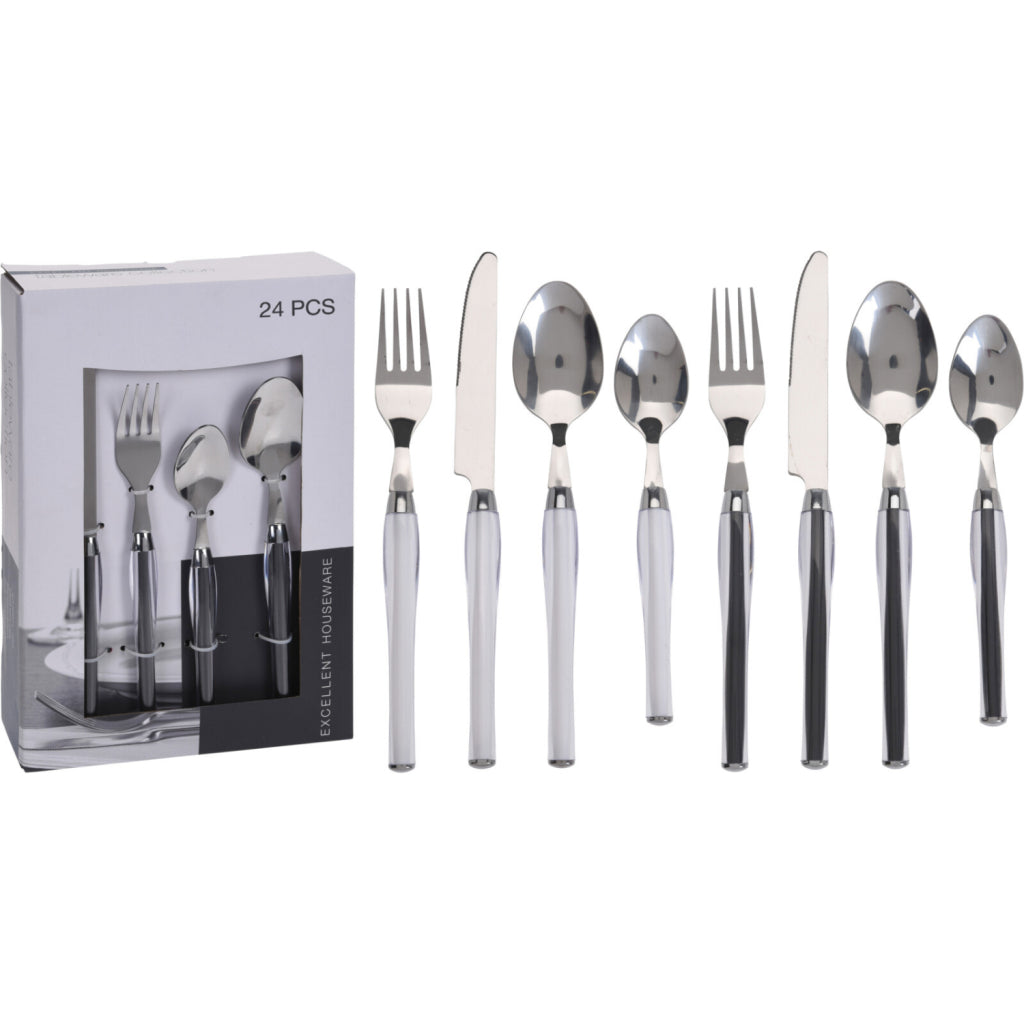 Excellent houseware bestekset 24-delig assorti