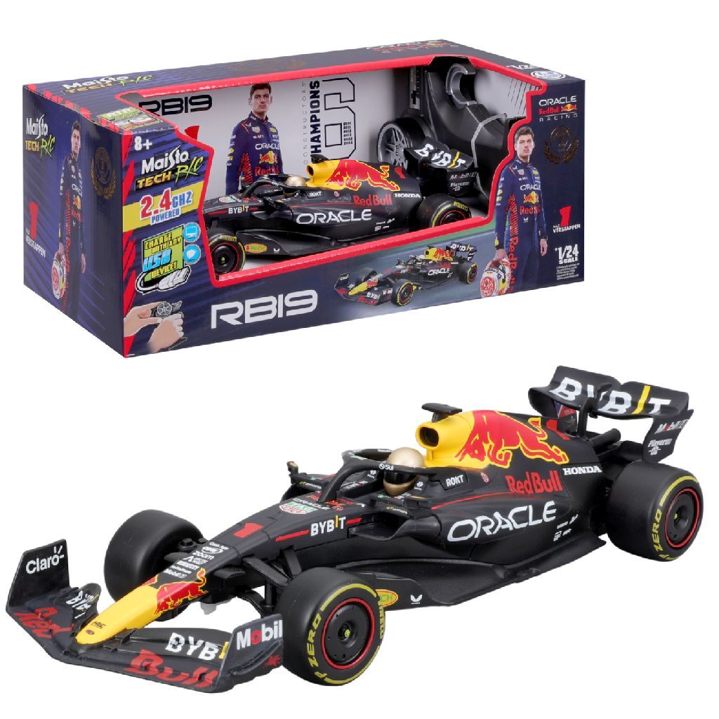 Rc maisto tech red bull max verstappen rb19 1:24