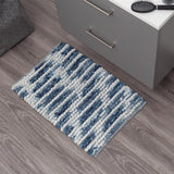 Sealskin vintage badmat 50x80 cm polyester blauw