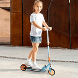 Xq max step inklapbaar met voetrem blauw en oranje