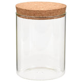 Vidaxl opbergpotten met kurken deksel 6 st 650 ml glas