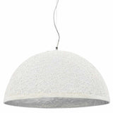 Vidaxl hanglamp e27 ø50 cm wit en zilver