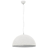 Vidaxl hanglamp e27 ø50 cm wit en zilver