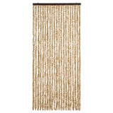 Vidaxl vliegengordijn 90x220 cm chenille beige