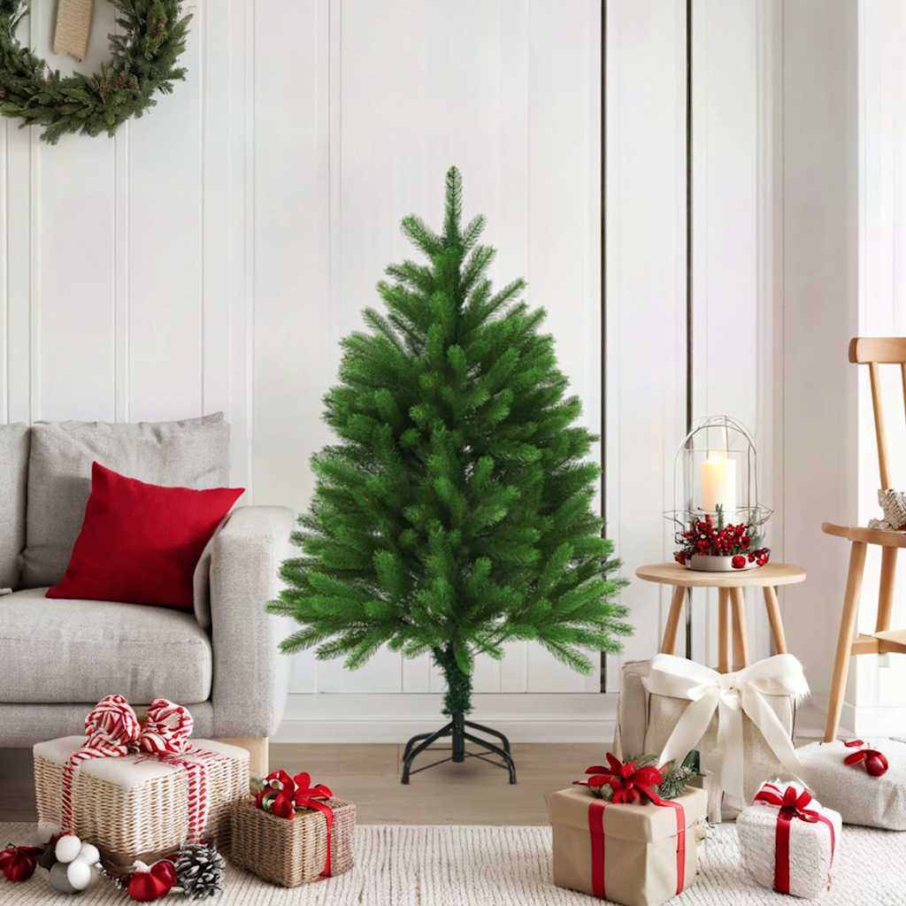 Vidaxl kunstkerstboom met levensechte naalden 120 cm groen