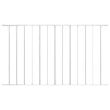 Vidaxl schuttingpaneel gepoedercoat staal 1,7x0,75 m wit