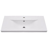 VidaXL Inbouwwastafel 81x39,5x18,5 cm keramiek wit