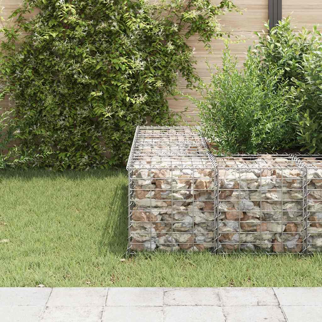 Vidaxl gabion plantenbak verhoogd kubus 40x40x40 cm staaldraad