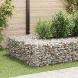 Vidaxl gabion plantenbak verhoogd kubus 50x50x50 cm staaldraad