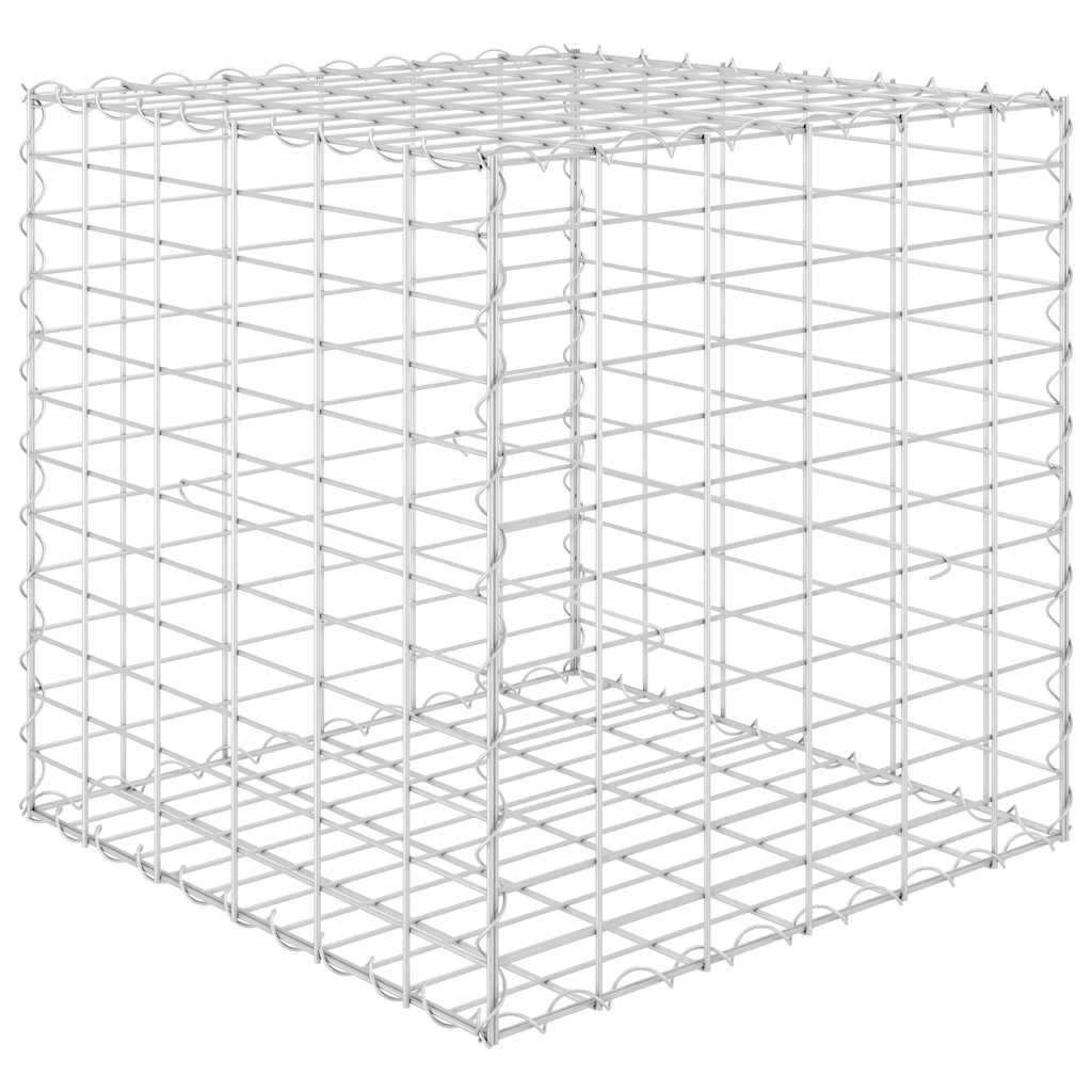 Vidaxl gabion plantenbak verhoogd kubus 60x60x60 cm staaldraad