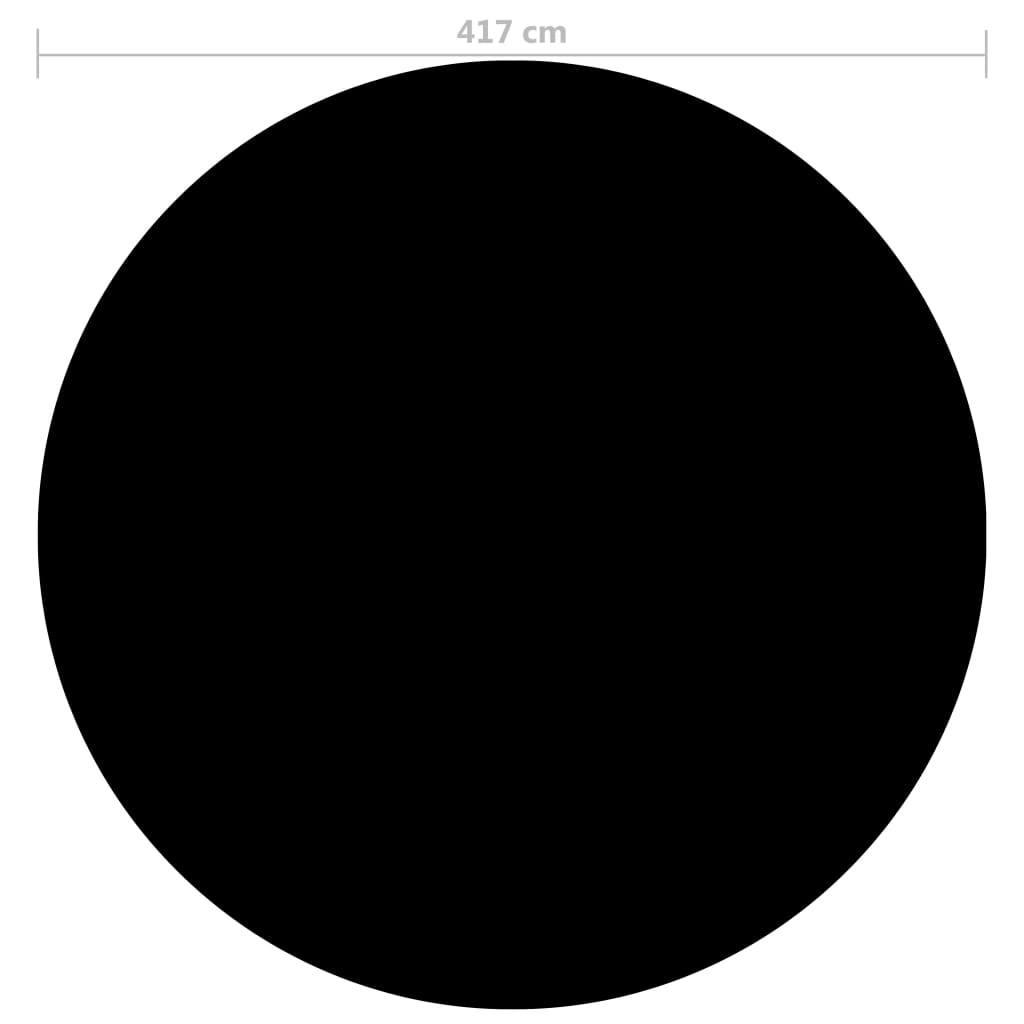 Vidaxl zwembadhoes 417 cm pe zwart
