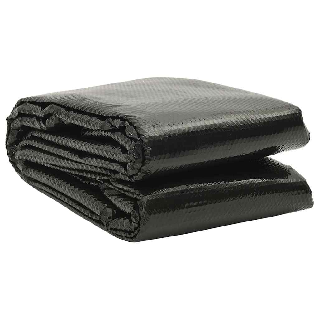 Vidaxl zwembadhoes 732x366 cm pe zwart