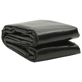 Vidaxl zwembadhoes 732x366 cm pe zwart
