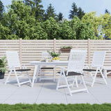 Vidaxl tuinstoelkussens 4 st 40x40x4 cm oxford stof antracietkleurig