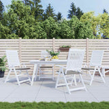 Vidaxl tuinstoelkussens 4 st 40x40x4 cm oxford stof grijs